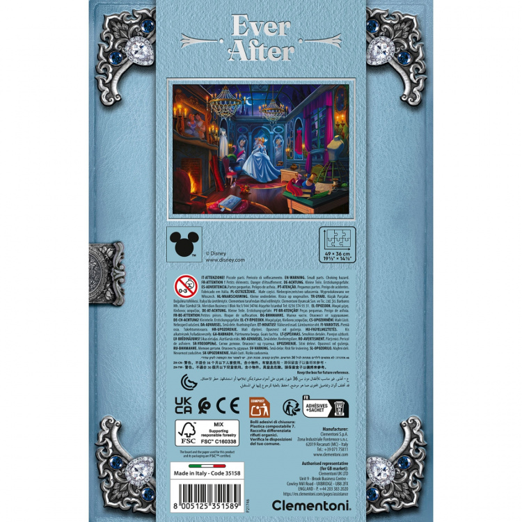 Clementoni Pussel 500 Pcs Princess Cinderella Special Collection