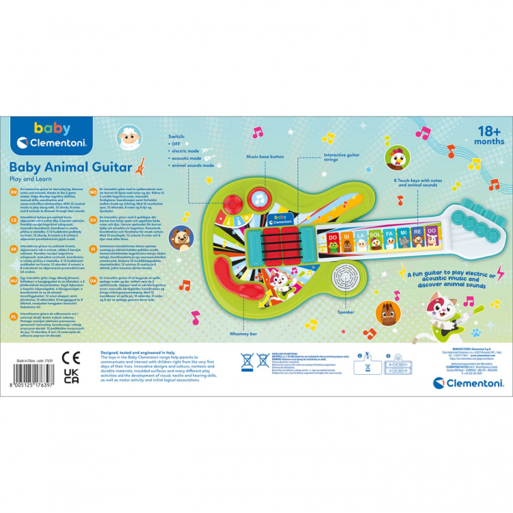Clementoni Musikinstrument Leksak Musical Toy Guitar