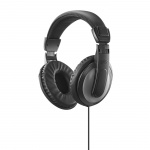 Hama Hörlurar Shell II Over-Ear Trådbunden Svart