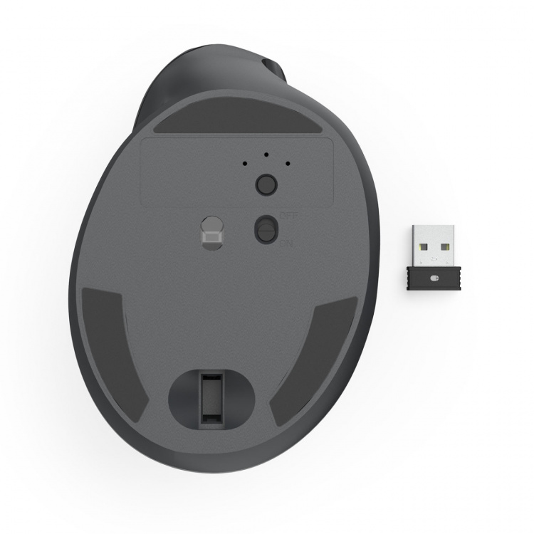 Hama Mus EWM-500 Trådlös Ergo Höger Svart