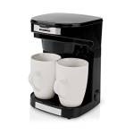 Butler Compact Koffiezetapparaat | 2 Porseleinen kopjes | 0,25 l | 450 W | Automatische uitschakeling | Zwart