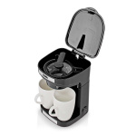 Butler Compact Koffiezetapparaat | 2 Porseleinen kopjes | 0,25 l | 450 W | Automatische uitschakeling | Zwart