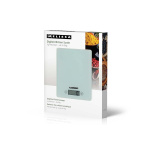MELISSA Digitale keukenweegschaal | Gehard glas | LCD-scherm | Max. 5kg | Tarrafunctie | Stappen van 1 gram | Gram / Ounce / Pond / Milliliter