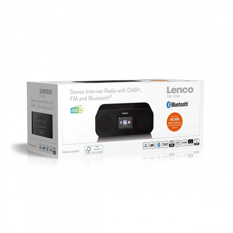 Lenco Stereo internetradio met DAB+, FM en Bluetooth®