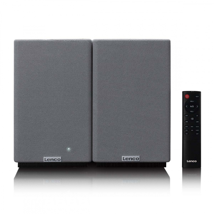 Lenco Stereo boekenplank hifiluidsprekers met Bluetooth®