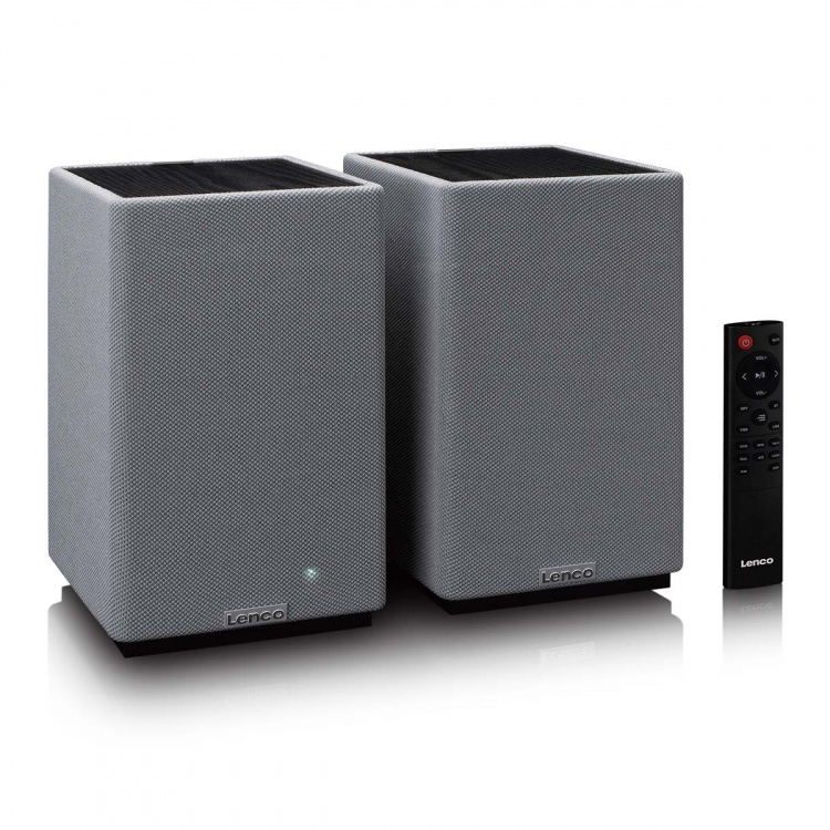 Lenco Stereo boekenplank hifiluidsprekers met Bluetooth®