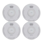 Alecto Stand-alone rookmelder met 1 jaar batterij 4 stuks