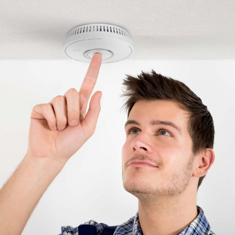 Alecto Rook- en koolmonoxidemelder Wit