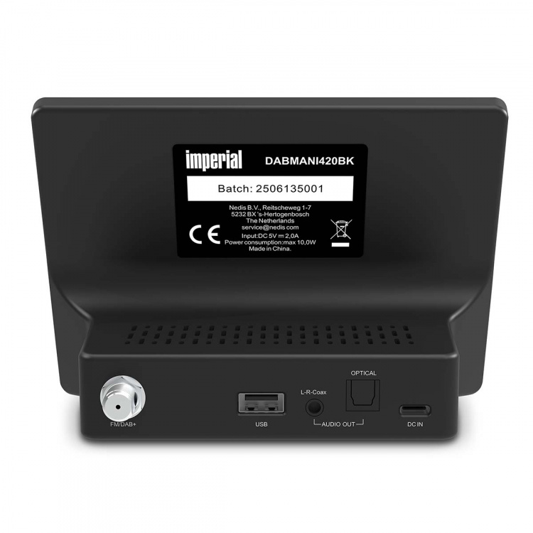imperial Compacte hybride radio (internet, DAB+, FM-hifituner) met Bluetooth®
