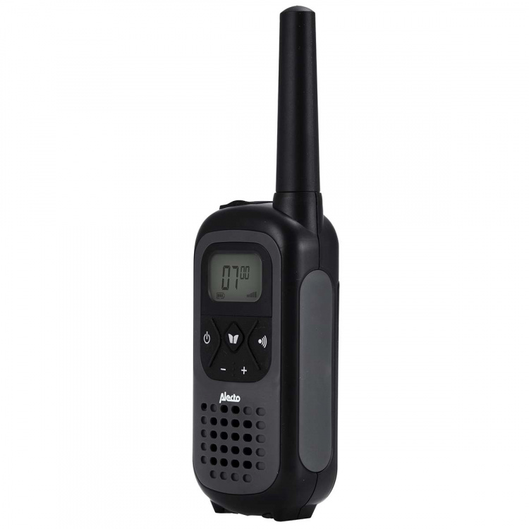 Alecto Walkie-Talkie Set | 2 Handsets | Tot 7 km | Frequentiekanalen: 16 | PTT / VOX | 35 uur stand-by | Hoofdtelefoonuitgang | Zwart