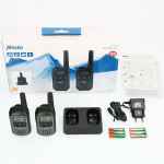 Alecto Walkie-Talkie Set | 2 Handsets | Tot 7 km | Frequentiekanalen: 16 | PTT / VOX | 35 uur stand-by | Hoofdtelefoonuitgang | Zwart