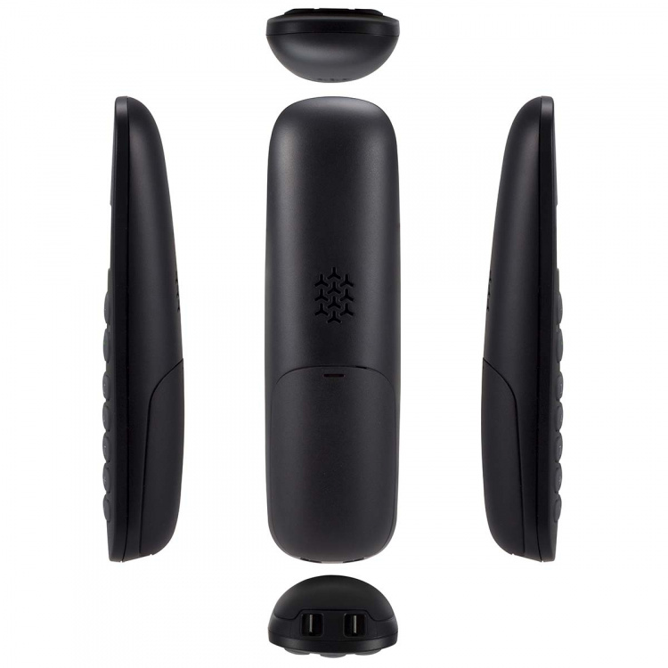 Profoon DECT-telefoon met antwoordapparaat en 4 handsets Zwart