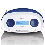 Lenco Draagbare DAB+/FM-radio met CD- en USB-speler Blauw