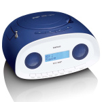 Lenco Draagbare DAB+/FM-radio met CD- en USB-speler Blauw