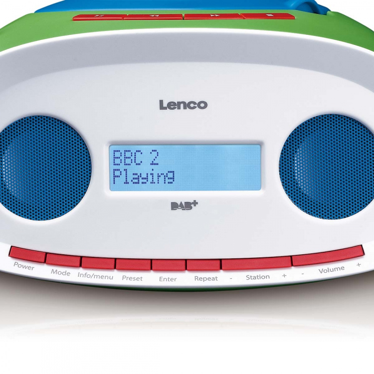 Lenco Draagbare DAB+/FM-radio met CD- en USB-speler