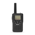 Alecto Walkie-Talkie Set | 2 Handsets | Tot 10 km | Frequentiekanalen: 8 | PTT / VOX | 24 uur stand-by | Inclusief oplaadbasis | Koptelefoonuitgang | Zwart