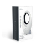 Nedis Bladloze ventilator | Netvoeding | 50 W | Zwenkfunctie | Afstandsbediening | Uitschakeltimer: 7.5 u | 3-Snelheden | Wit