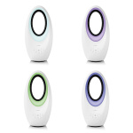 Nedis Bladloze ventilator | Netvoeding | 50 W | Zwenkfunctie | Afstandsbediening | Uitschakeltimer: 7.5 u | 3-Snelheden | Wit