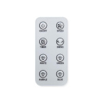 Nedis Bladloze ventilator | Netvoeding | 50 W | Zwenkfunctie | Afstandsbediening | Uitschakeltimer: 7.5 u | 3-Snelheden | Wit