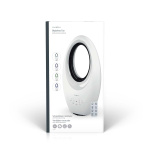 Nedis Bladloze ventilator | Netvoeding | 50 W | Zwenkfunctie | Afstandsbediening | Uitschakeltimer: 7.5 u | 3-Snelheden | Wit
