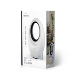 Nedis Bladloze ventilator | Netvoeding | 50 W | Zwenkfunctie | Afstandsbediening | Uitschakeltimer: 7.5 u | 3-Snelheden | Wit