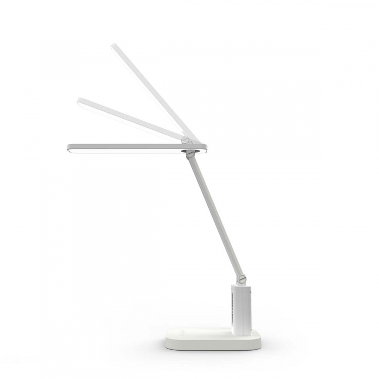 Nedis LED-Bureaulamp | Dimbaar | 3 Verlichtingsmodi | 220 lm | Oplaadbaar | Dimmer - Op Product | Wit