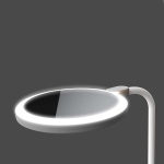 Nedis LED-Bureaulamp | Dimbaar | Geïntegreerde spiegel | 3 Verlichtingsmodi | 100 lm | Oplaadbaar | Aanraakfunctie | Wit