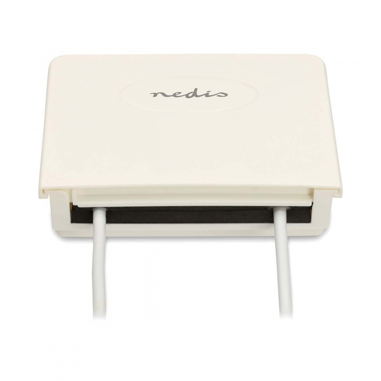 Nedis Mastversterker | Outputs: 2 | Versterkingsregelaar: 15 - 30 dB | F-Female | Geluid figuur: 4 dB | Wit