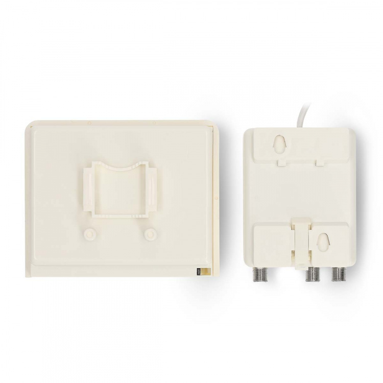 Nedis Mastversterker | Outputs: 2 | Versterkingsregelaar: 15 - 30 dB | F-Female | Geluid figuur: 4 dB | Wit