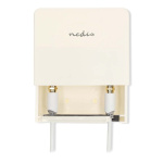 Nedis Mastversterker | Outputs: 2 | Versterkingsregelaar: 15 - 30 dB | F-Female | Geluid figuur: 4 dB | Wit