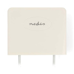 Nedis Mastversterker | Outputs: 2 | Versterkingsregelaar: 15 - 30 dB | F-Female | Geluid figuur: 4 dB | Wit