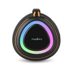 Nedis Bluetooth®-Speaker | 360 min | Handheld Ontwerp | 40 W | Mono | Buitenshuis / Home / Portable | Koppelbaar | Oranje / Zwart