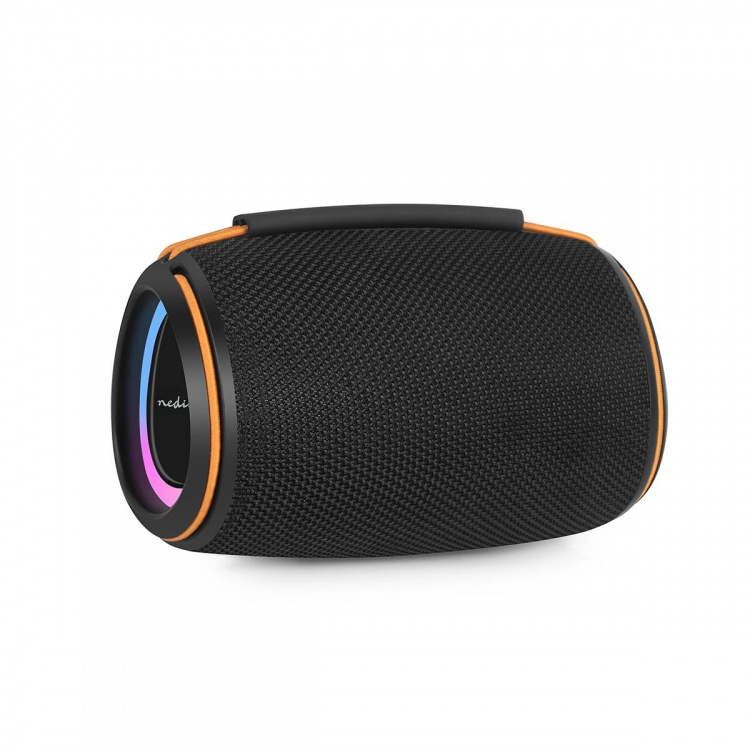 Nedis Bluetooth®-Speaker | 360 min | Handheld Ontwerp | 40 W | Mono | Buitenshuis / Home / Portable | Koppelbaar | Oranje / Zwart