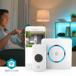 Nedis SmartLife Gong | RF, frequentie 433 MHz / Wi-Fi | Netvoeding | 60 melodieën | 100 - 240 V AC | Instelbaar volume | Wit