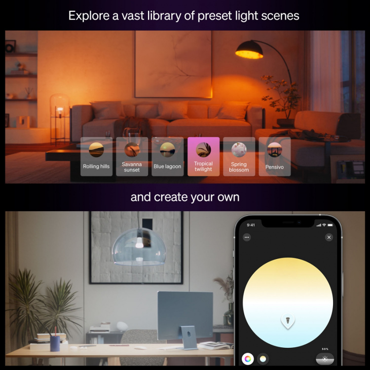 Philips Hue White and Color Ambiance E27 810lm 2-pack