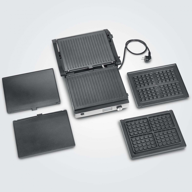 Severin Kontaktgrill Multi 3in1 29X23cm XL Panini,Belgiska,Burgare KG 2380