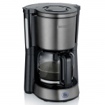 Severin Kaffebryggare Dark Inox 1000W 1,25L KA9340