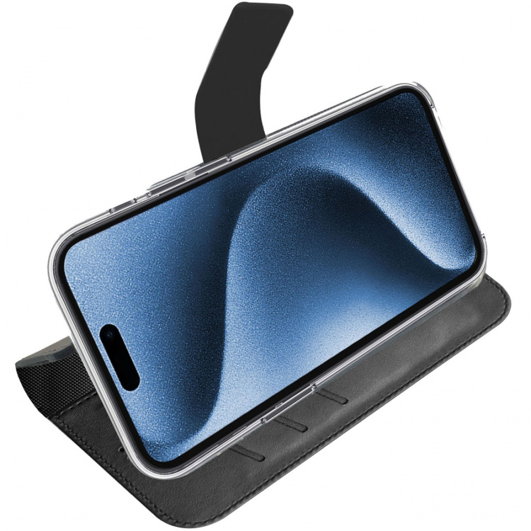Celly Wallet Case MagSafe-kompatibel iPhone 17 Pro Max Svart