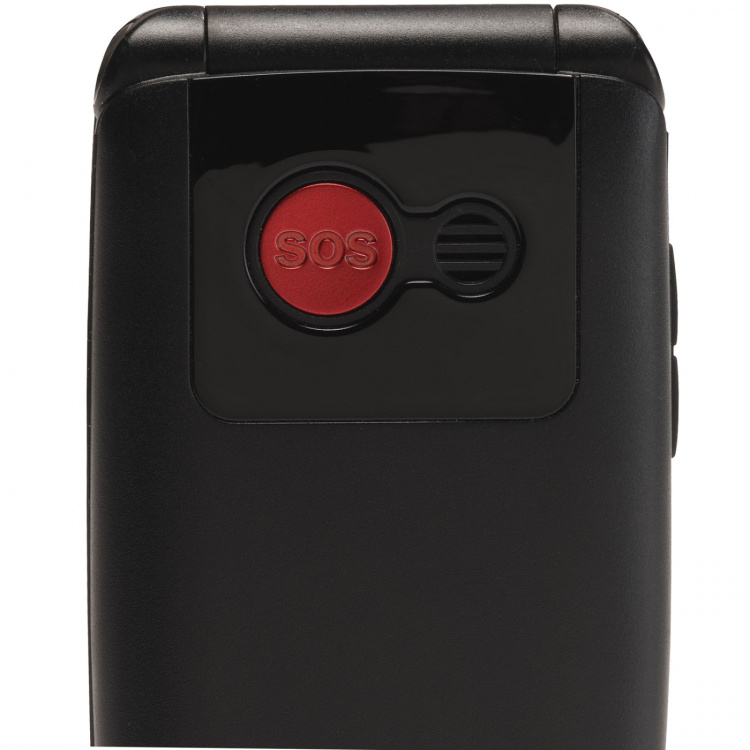 Denver Knapptelefon 4G SOS-knapp Radio Flip-design Svart