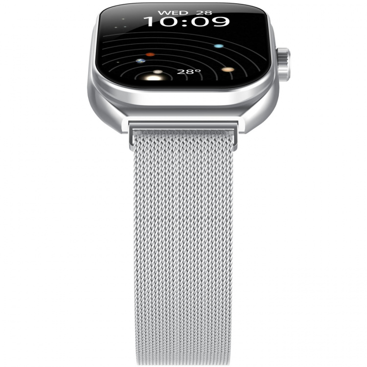 Celly Trainerwide Smartwatch Milanese mesh Silver
