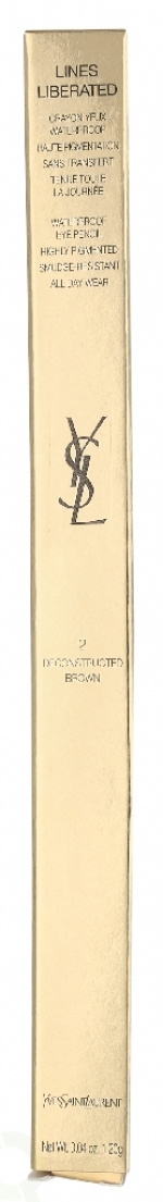 Yves Saint Laurent YSL Lines Liberated Waterproof Eye Pencil 1.2 g #02 Deconstructed Brown