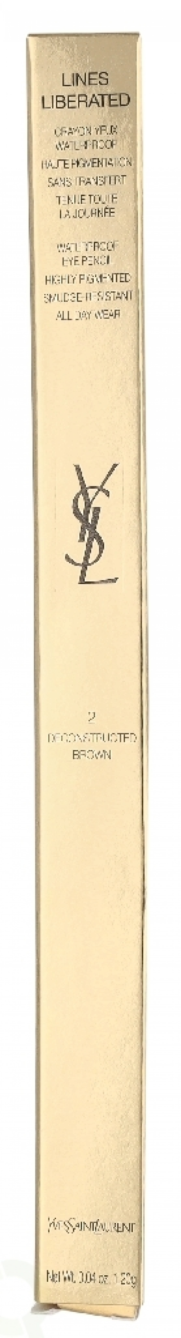Yves Saint Laurent YSL Lines Liberated Waterproof Eye Pencil 1.2 g #02 Deconstructed Brown