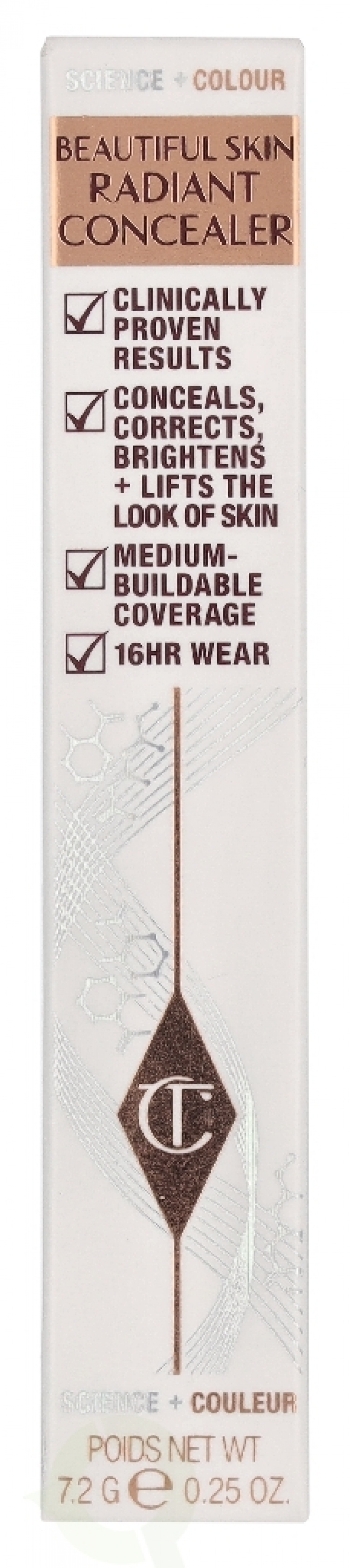 Charlotte Tilbury Beautiful Skin Radiant Concealer 7.2 g #17.5 Deep