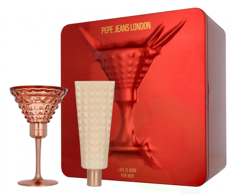 Pepe Jeans Life is Now For Her Giftset 160 ml Edp Spray 80ml/Body Lotion 80ml
