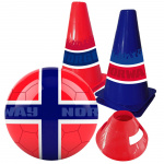 SportMe Fotbollsset NORGE - Boll och Koner