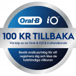 Oral B Eltandborste iO6 Black Lava, 1 Extra Refill