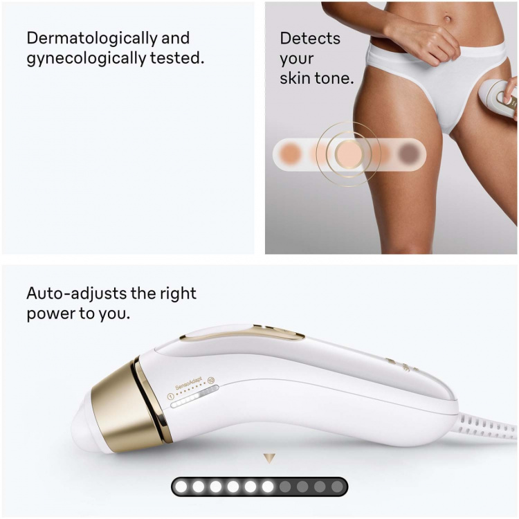 Braun IPL Silk·expert Pro 5, Hårborttagning Hemma, 2 huvuden, PL5210