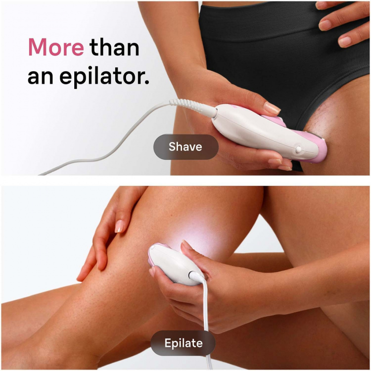 Braun Epilator Silk·épil 3, Epilator med sladd, Långvarigt Slät Hud, 3-000, Rosa