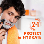 Gillette Rakgel Fusion Ultra Moist, Återfuktande för män med Kakaosmör, 200ml