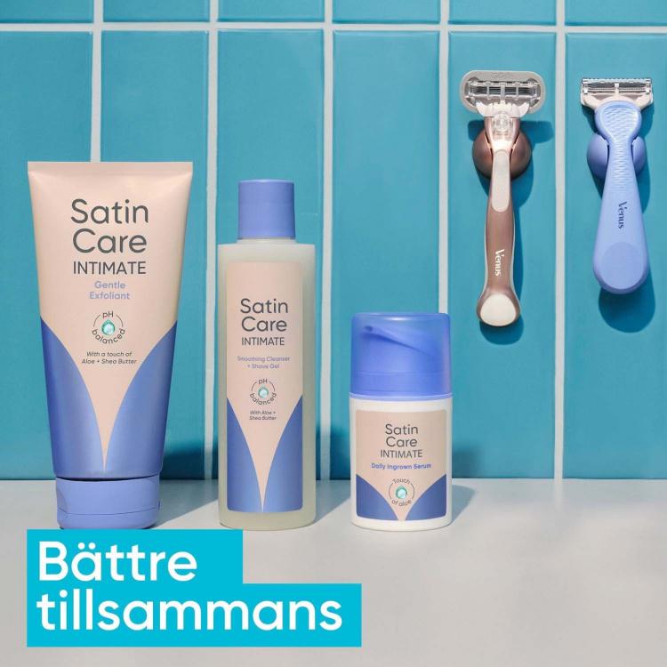 Gillette Venus Satin Care Intimate Dagligt Serum för Inåtväxande Hår i Intimområdet, 50 ml